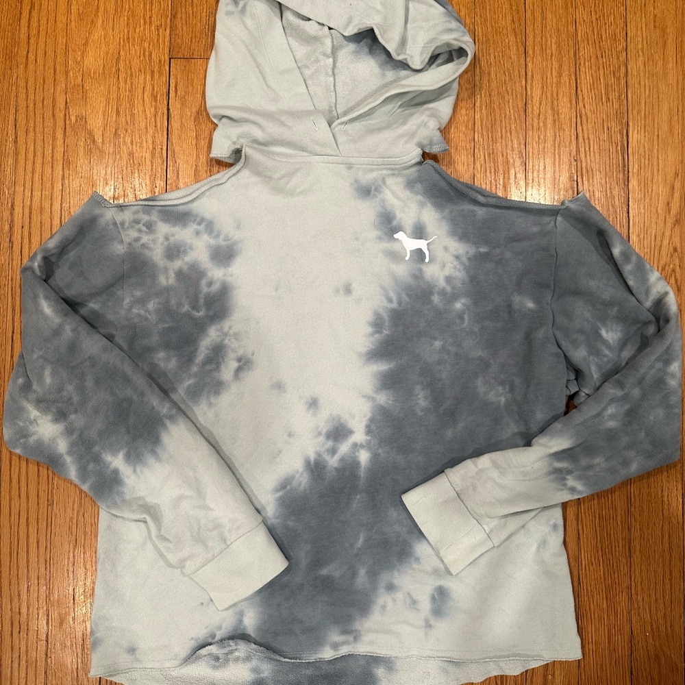 Victoria's Secret Pink Light Blue Hoodie